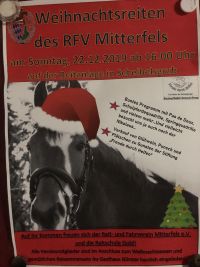 Weihnachtsfeier Plakat